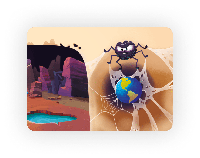 Save the world from Spider!